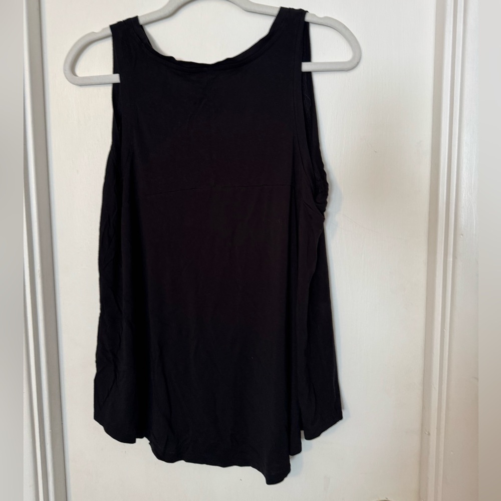 Time and Tru Black Tank Top size large - Picture 3 of 5